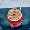 Brass Gilbert Compass with Leather Case Heavy Duty Nautical Sundial, Steampunk Captain Gift
