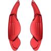 Fit for Jaguar XF 2011-2016, Paddle Shifter Extension, Durable Paddle Shift, 2Pcs Steering Wheel Shifter Extension, Red