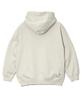 [go slow caravan] 332607 Okomi Yakikuma Pullover Hoodie, Air-Spun Yarn Fleece, Ivory, Size S
