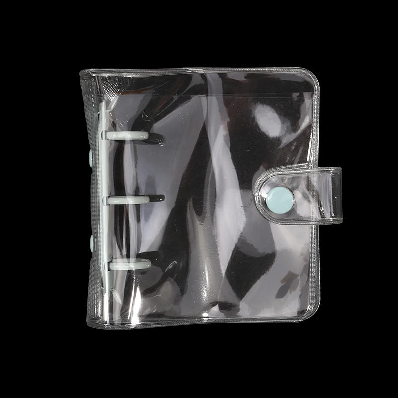 Creative Cute Transparent Mini Loose-leaf Hand Book Student Portable Notebook Ring Binder School Supplies