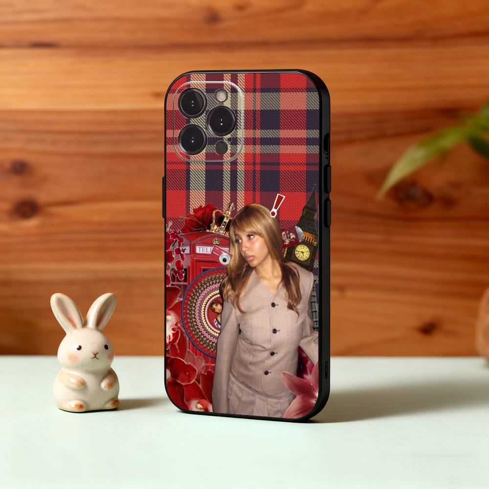 Чехол для телефона P-PinkPantheress Singer для iPhone 17, 16, 15, 14, 13, 12, Plus, Pro Max, 5G Другие Мягкий Черный Чехол