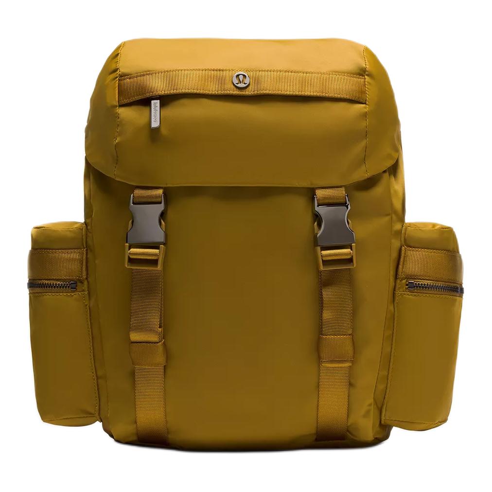 Lululemon Nylon Backpack Mini Unisex Tan LU9COIS-071194