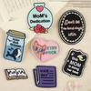 Embroidery Label Embroidery English Letter Badge Accessories Shoes and Hats Cloth Label Patch Sticker DIY Badge Accessories Cloth Sticker