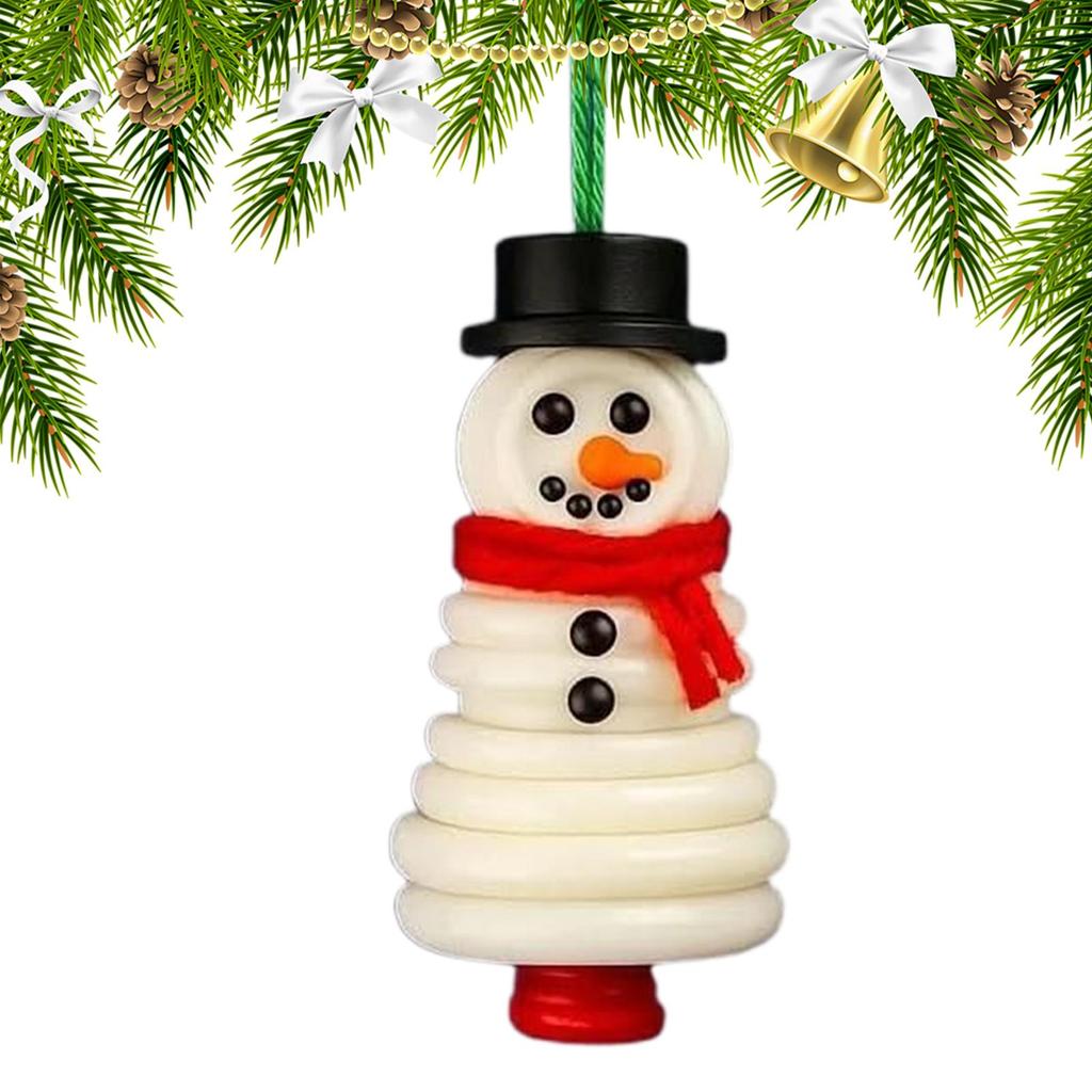 Рождественский набор украшений Снеговик Ручная работа Набор для украшения Снеговик из пуговиц Окно Новогоднее Украшение для Праздничного Патио Двора Уличный