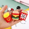 Fashion Creative Keychain with the Bell Bag Pendant Key Buckle for Car Ornaments Accessories