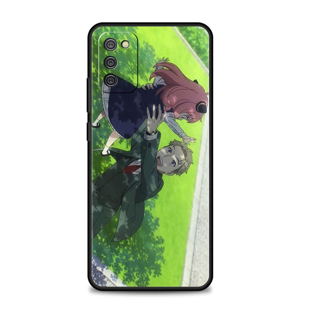 Для Samsung A12 A51 A52 A41 A21s A72 A31 A02s A71 A32 4G A73 A53 A52s 5G Print Funda Spy×Family Cute Yor Anya Bright Drawing