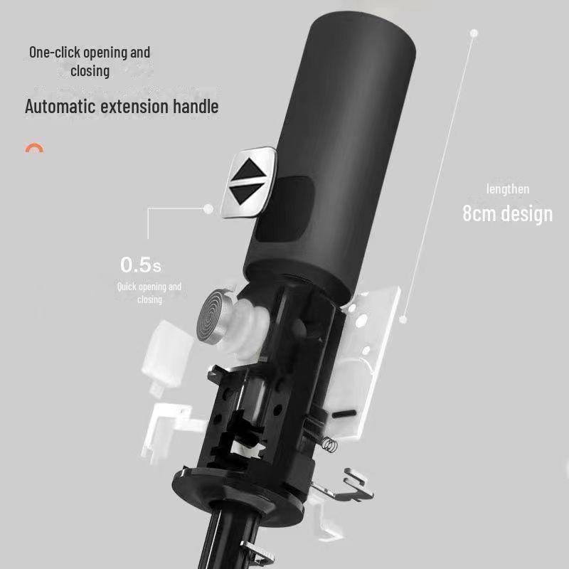 Автоматический складной зонт с 24 спицами: Высококачественный, двойного назначения, устойчивый к шторму, большой зонт для солнца и дождя