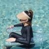 Foldable Inflatable Water Hammock Transparent Glitter Swimming Mattress Pool Hammock  Pool Party