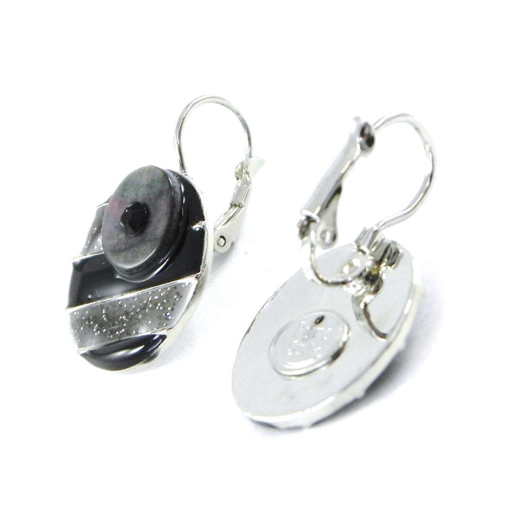 NOA [H8834] — Черные дизайнерские серьги «Бора-Бора»