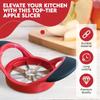 Stainless Steel Cut Apple To Core Slicer Household Large Plastic Handle Press Fruit To Seed Separator Creative Fruit Tools