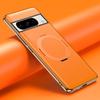 Magnetic Genuine Leather Phone Case for Google Pixel 8 7 Pro 8Pro 7Pro Ring Luxury Lens Protection Holder Phone Back Cover