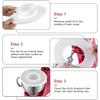 1 шт./2 шт. Крышки для чаш миксеров KitchenAid 4,5-5 кварт с наклоняемой головкой, Крышка для чаши стационарного миксера