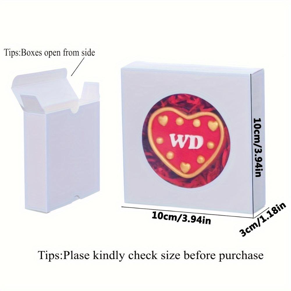 18 шт. Подарочная упаковка Коробки для печенья с окошком Коробки для сладостей Коробки для макарон Коробки для брауни Подарочные коробки Мини-коробки для выпечки Коробки для свадебной вечеринки