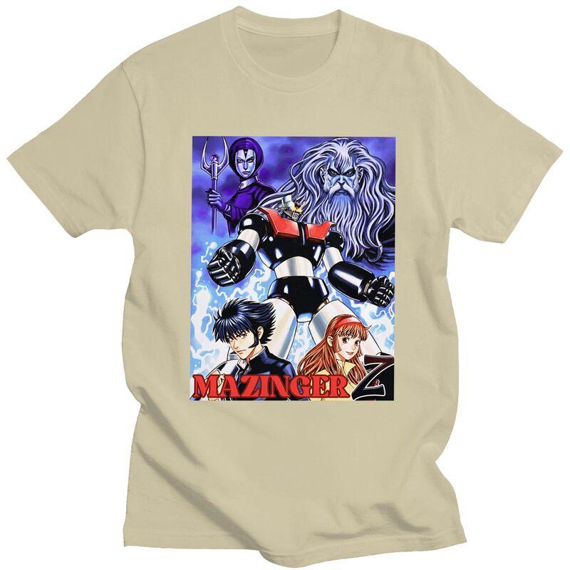 Custom Trendy Koji Kabuto Mazinger T Shirt Men 100 Cotton Tshirt Ufo Robot Grendizer Goldorak Tees Fashion Tshirt