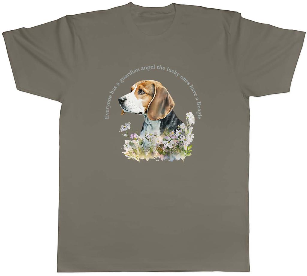 Beagle Unisexs TShirt Pet Dog Lover Guardian Angel Tee Gift