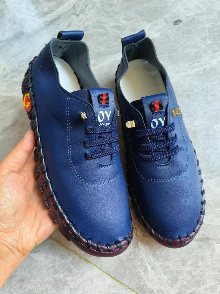 Женские повседневные туфли на мягкой подошве 2024 года, осень - большой размер