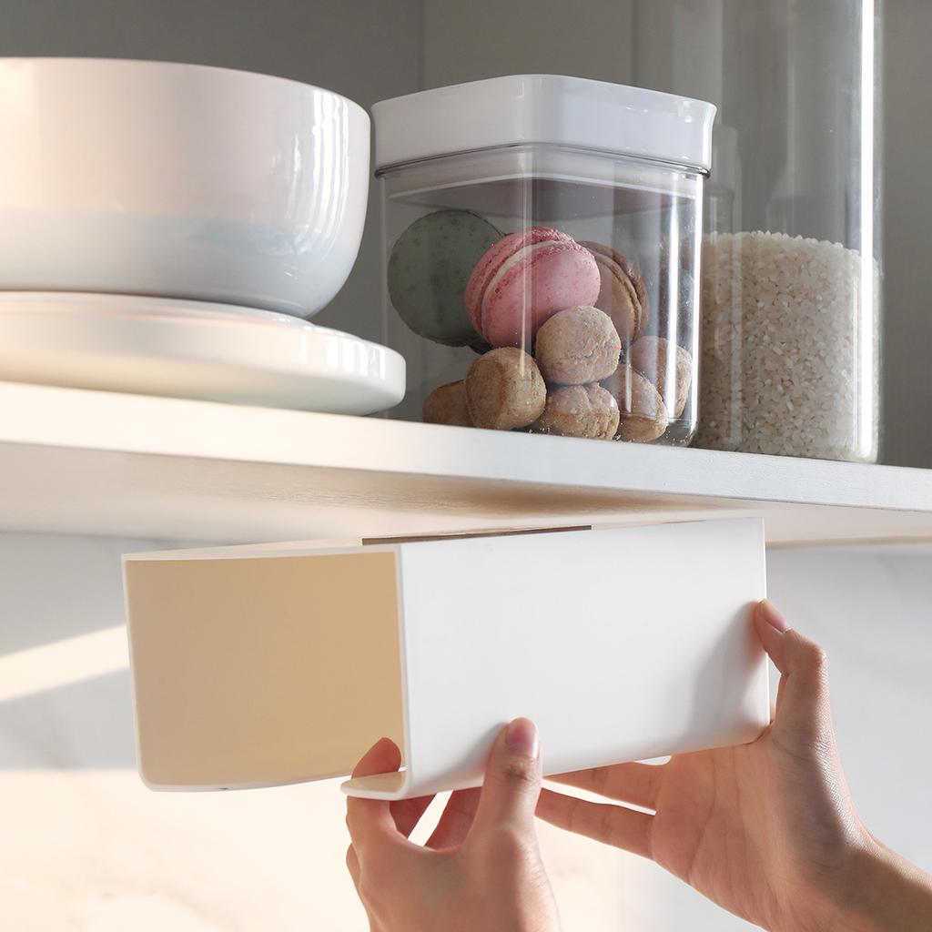 Wall Mounted Tissue Box Creative Toilet Tissue Rack Wall Perforated Plastic Toilet Paper Box