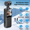 Мини-камера 4K HD 180° Вращающаяся Мини Портативная Камера Спортивная Носимая Камера для Путешествий Влогинга Запись Аудио Видео Камера