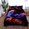 Ghost Wolf Night Duvet Cover Set King Queen Double Full Twin Single Size Bed Set
