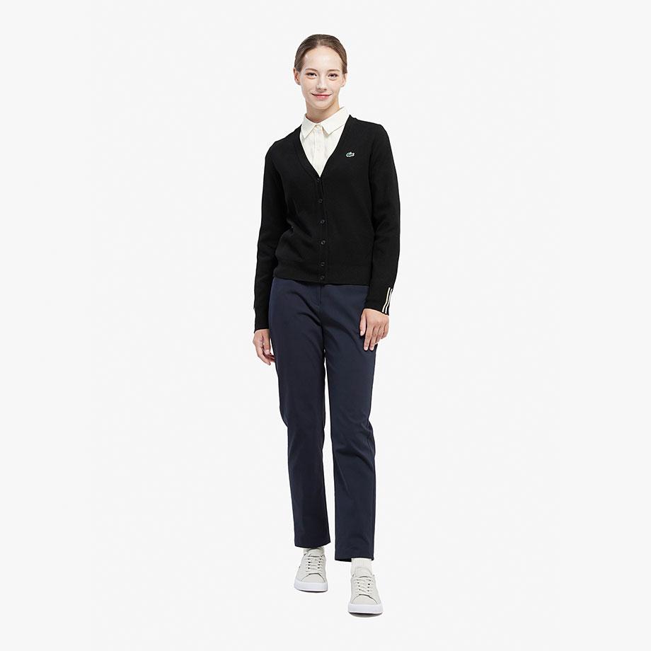 [lacoste] Women's Color Tipped Button Cardigan AF930E-55N031
