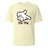 Pew Pew Print TShirt 100 Cotton Summer Tees For Men Women Oversize Casual Tops