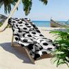 Sports Print Beach Towel, Large Soft Quick Dry Towel for Beach Camping Swimming