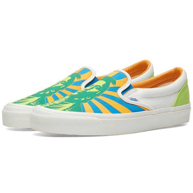 Vans Кроссовки унисекс без шнуровки John Van Hamersveld x OG Classic Желтые Thundercloud VN000UDFQLW