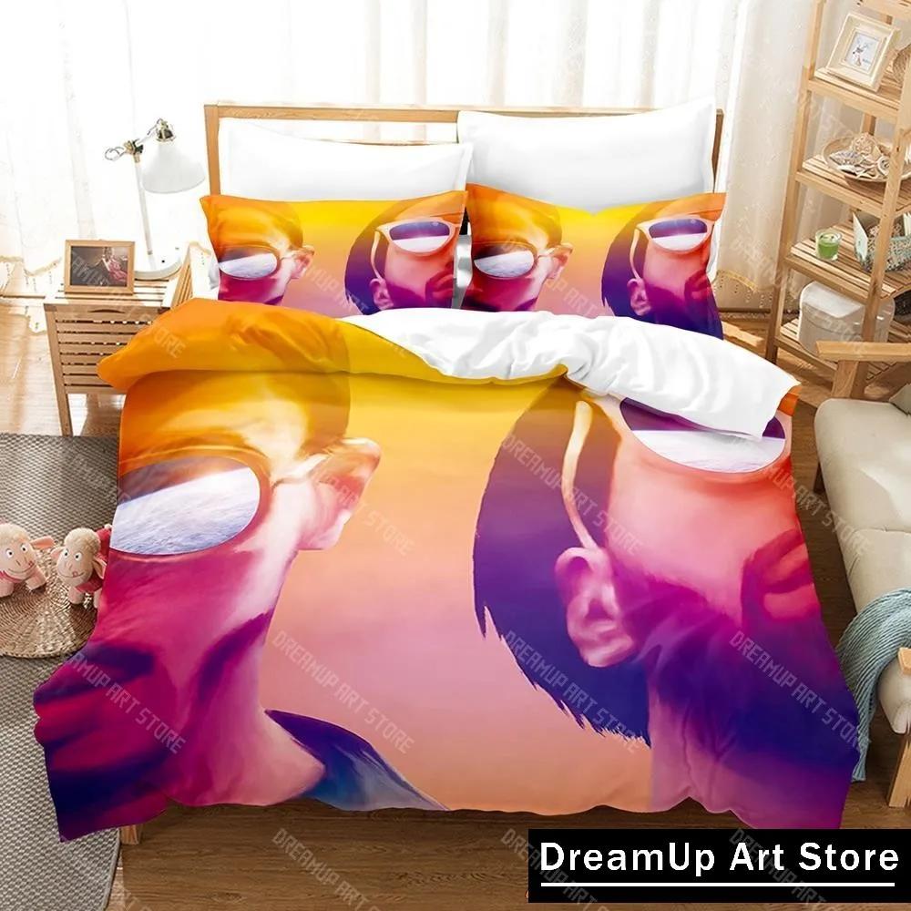 3D Print PNL Bedding Set Quilt Cover Bed Cover with Pillowcase Twin Single Queen King Size Boys Adult Home Textile
