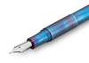 Kaweco Ручка перьевая Sprat Fire Blue Fountain Medium, Официально импортированная, Перо, 10002061, Двойного назначения,