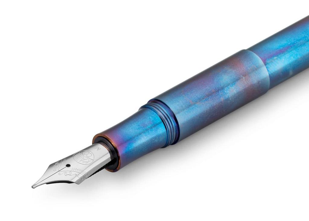 Kaweco Ручка перьевая Sprat Fire Blue Fountain Medium, Официально импортированная, Перо, 10002061, Двойного назначения,