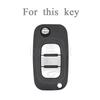 Для Renault Clio Scenic Megane III Vivaro Movano Traffic Master Kangoo 3-кнопочный флип-чехол-брелок из ТПУ
