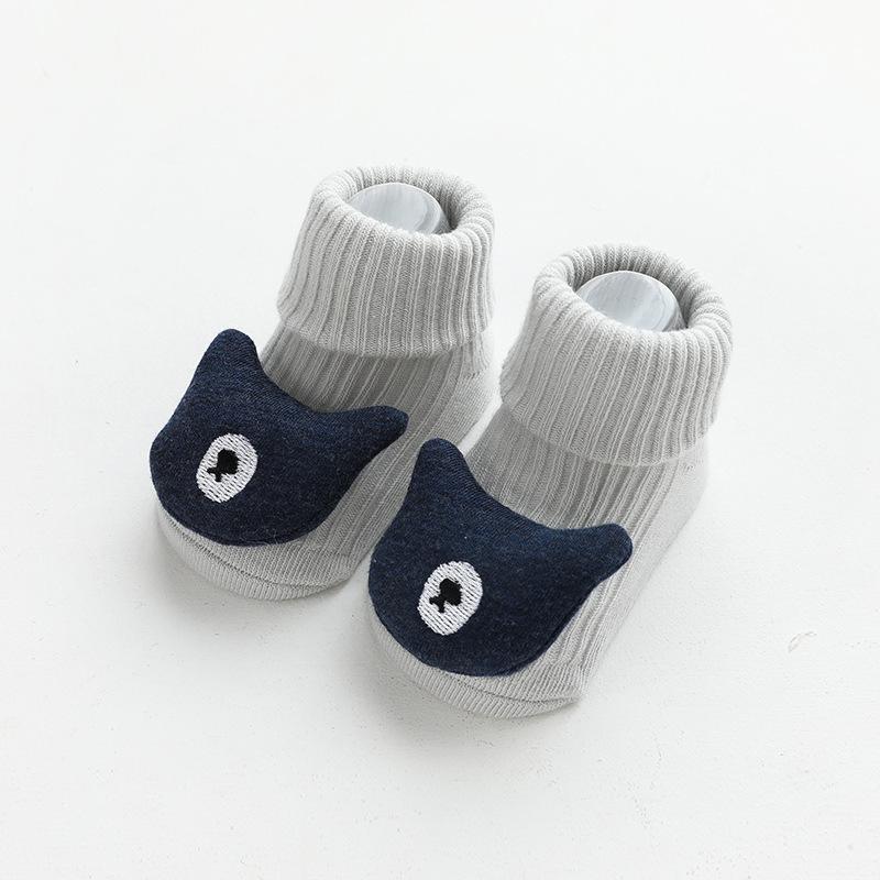 Мультяшные животные детские длинные носки весна осень гетры младенческие чулки противоскользящие детские носки для пола 0-3 года новорожденный хлопковый носок
