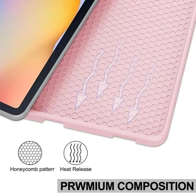 Case with Keyboard for Samsung Galaxy Tab A9 Plus 11 Inch Rainbow Backlight Detachable Magnetic Tablets Keyboard Case Funda