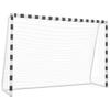 Football Goal 300 x 200 x 90 cm Metal Black and White