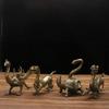 Древние Божественные Украшения Медный Зеленый Дракон Белый Тигр Красная Птица Сюаньу Четыре Направления Благоприятные Звери Хо