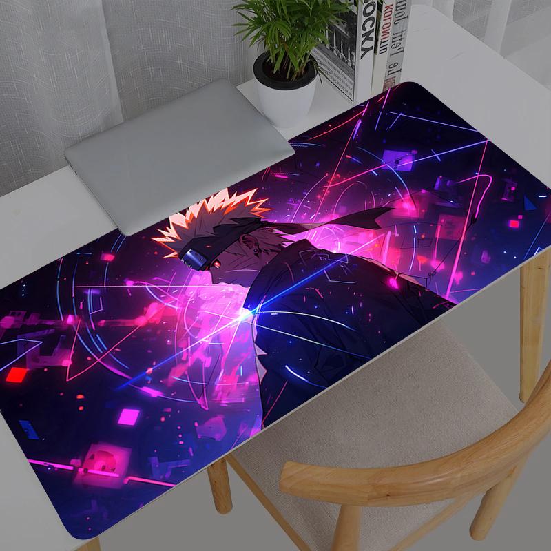 Large Gaming Mouse Pad Naruto Anime PC Durable New Boy Computer Gamer Desk Mat For CS GO LOL XXL Laptop Kawaii Mousepad