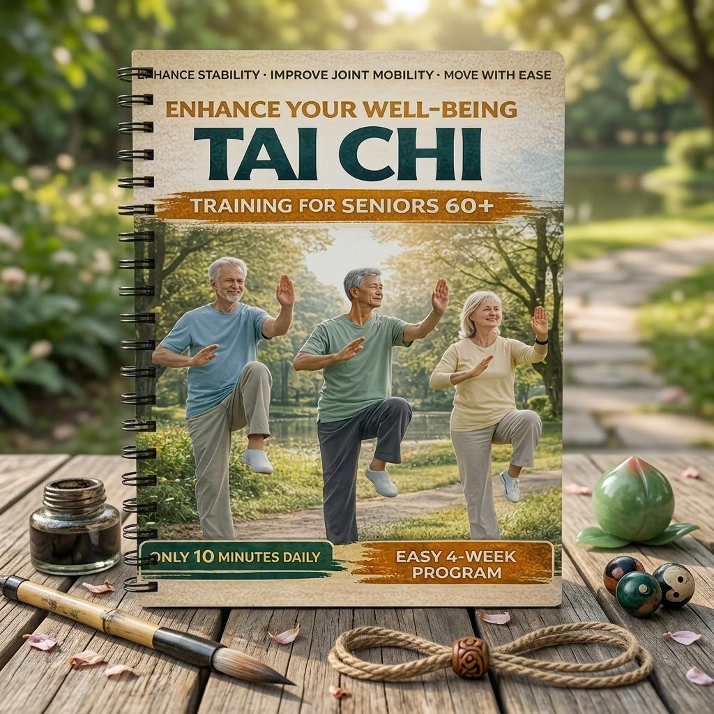 Tai Chi Weight Loss Planner 28-Day Program For Seniors Large Print Health Journal