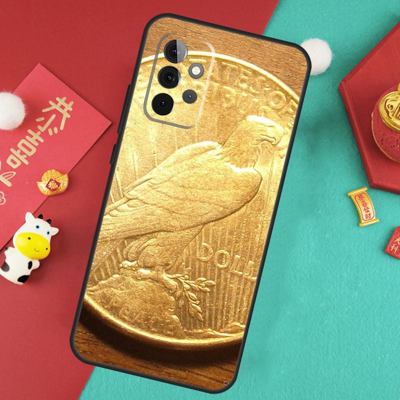 Швейцарский тонкий золотой чехол для Samsung Galaxy A55 A35 A15 A54 A34 A14 A52 A32 A12 A13 A33 A53 A17 A16 A26 A36 A56