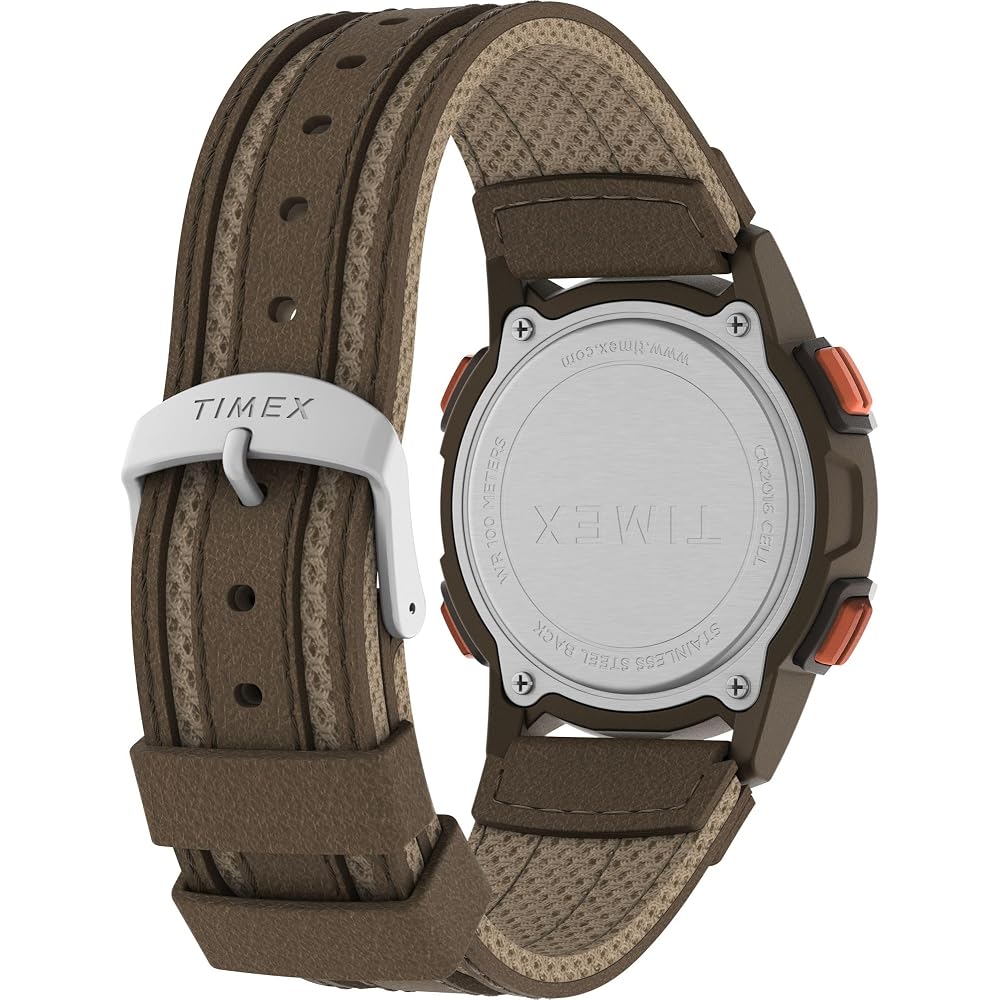 TIMEX Кварцевые часы Expedition 10 АТМ Водонепроницаемые Пластиковые Хаки Циферблат Мужские
