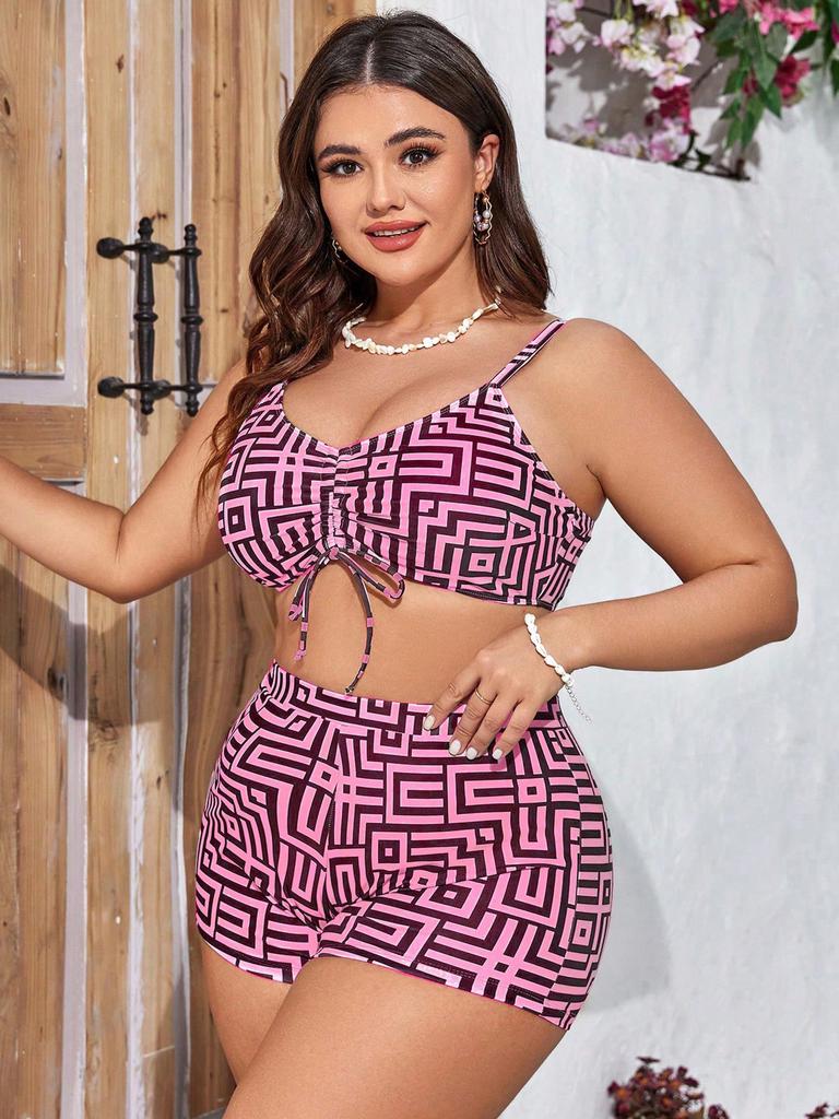 Feminine Bikinis 3 Pieses Set Plus Size 5xl Women's Push Up Swimsuit 2025 New Swimwear Women Bodysuit Sexy Women's Bathing Suits