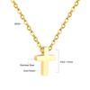 ASONSTEEL Stainless Steel Cross Pendant Necklace For Women Men Charm Minimalist Jewelry Male Necklaces Chokers Gifts Waterproof