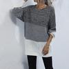 Women's Sweater, Striped, Color-Block for Fall and Winter