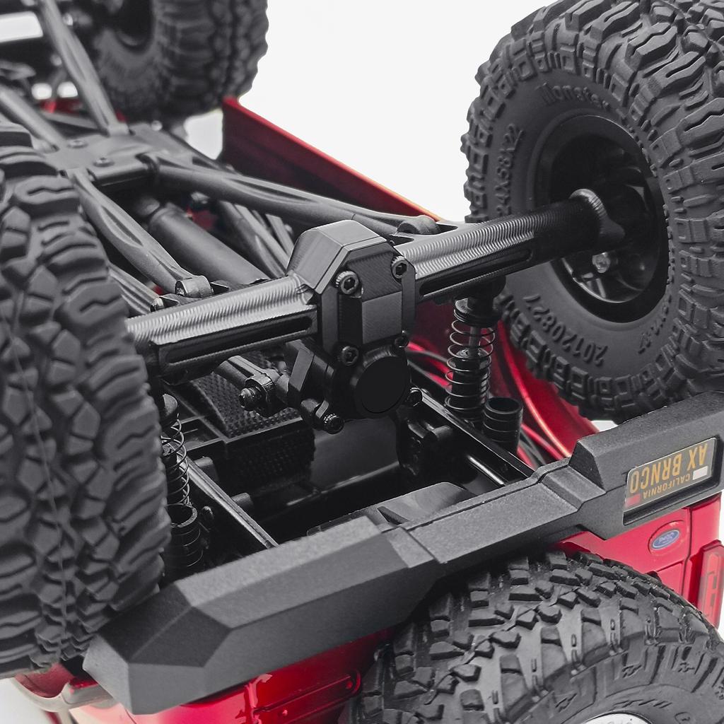AXSPEED Front / Middle / Rear Alu Alloy Portal Axle for Axial SCX24 Deadbolt Wrangler C10 Gladiator Bronco 1/24 RC Car 6x6 Parts