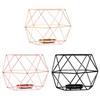 Nordic Style Geometric Iron Candlestick Candle Holders Home Wall Romantic Durable Candlesticks Weddi
