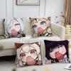 Kawaii Chibi Genshin Impact Characters cushion cover For Pillow Printing Sofa Decoration Home Car Room Office Nordic Simplicity