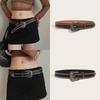 Gothic Punk Rivet Belts Y2k Western Cowboy Belt Casual Pin Buckle Belt