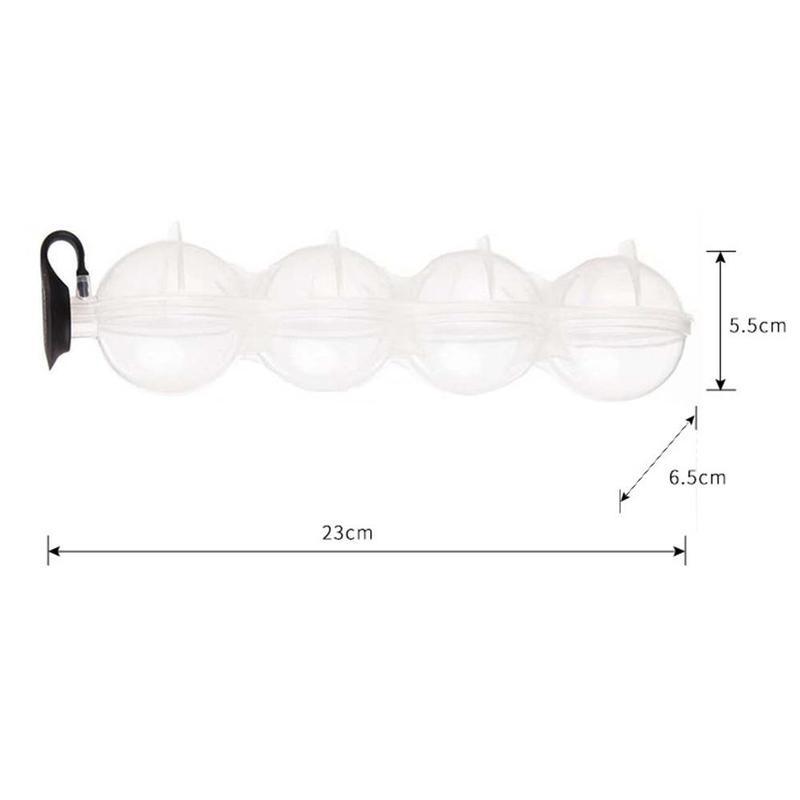 4-полосная машина для изготовления кубиков льда, 3d Diy, силиконовый виски, 5,5 см, форма для ледяных шаров, гибкий силиконовый лоток для виски, коктейлей, круглый поднос для ледяных шаров