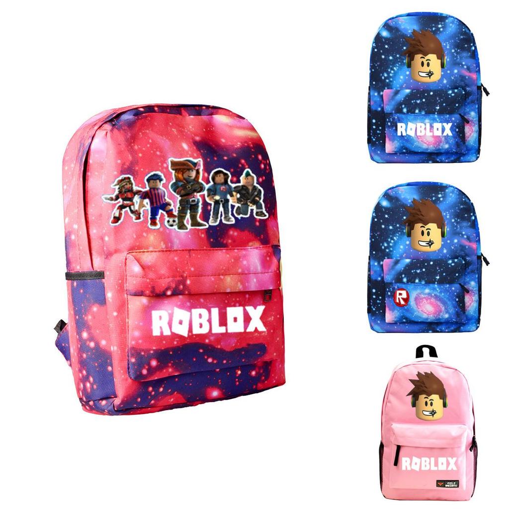 Рюкзак школьный с узором Roblox, звездным фоном и большой вместимостью для студентов