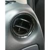 For Nissan Navara NP300 ST 2015-2024 2025 Carbon Fiber Front Air Condition Vent Outlet Cover Trim Inner Accessories Car Styling