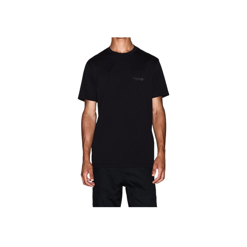 Armani Exchange Мужская футболка с круглым вырезом и коротким рукавом, regular fit, с логотипом, топ XM001281-AF10361-UC001